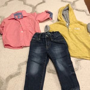 Baby gap 18-24 bundle jeans and shirt